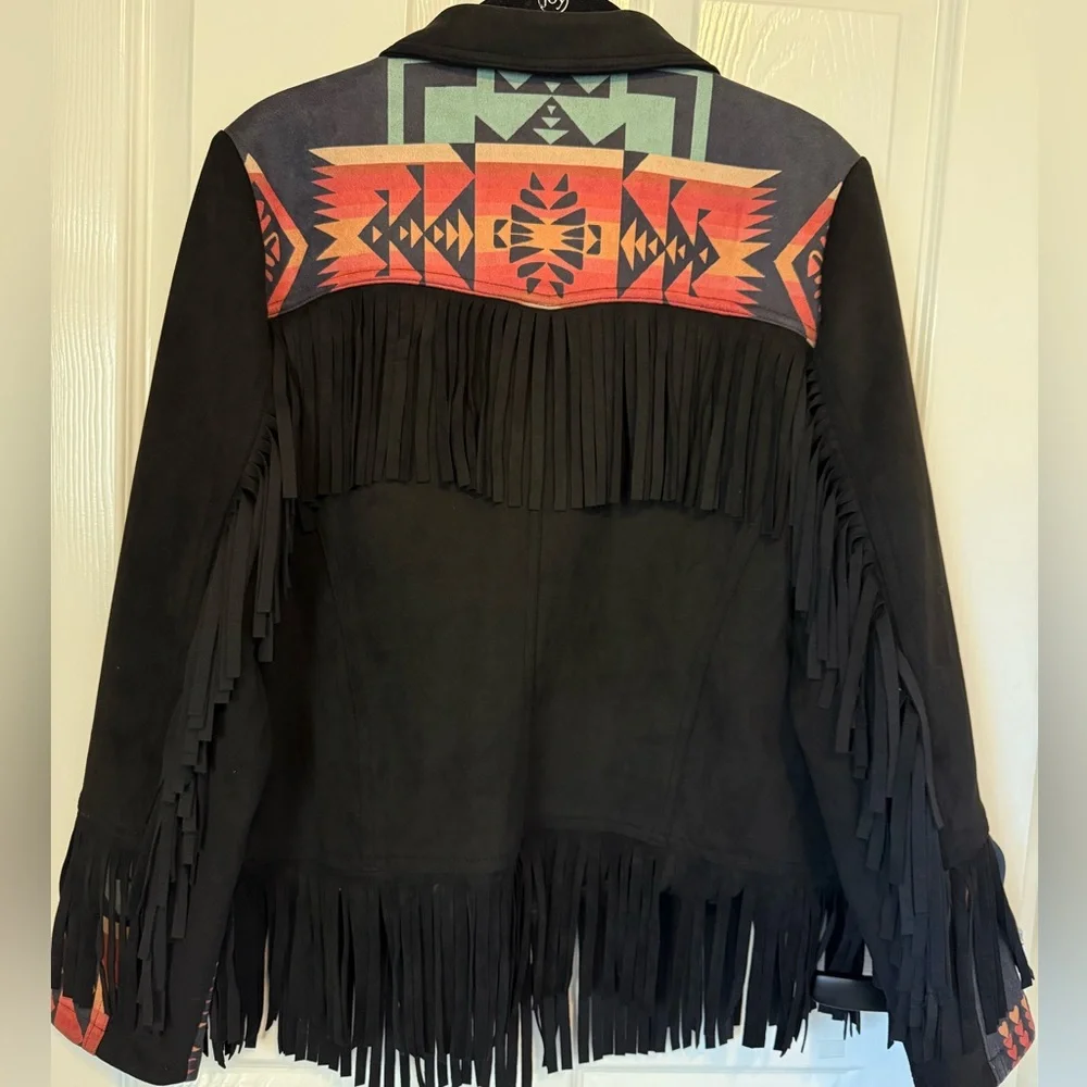 Fringe Aztec Jacket! - Picture 4 of 4